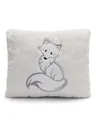 Produktbild: NICI Kinder Kissen Polarfuchs Vanja 25x30cm Weiß - Flauschiges Kuschelkissen für Jungen, Mädchen, Babys und Kuscheltierliebhaber: Ideal für Zuhause, Kindergarten oder Unterwegs - 61305