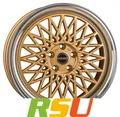 Produktbild: 4x Borbet B gold rim polished 7x17