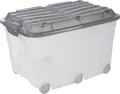Produktbild: Rotho Aufbewahrungsbox Roller 57 l inkl Deckel + Rollen Kunststoffbox