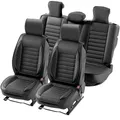 Produktbild: VEVOR-Sitzbezüge, universelle Autositzbezüge, komplettes Sitzset, Vorder- und Rücksitz, 9-teiliger Kunstleder-Sitzbezug, halbgeschlossenes Design, abnehmbare Kopfstütze und Airbag-kompatibel