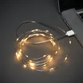 Produktbild: Konstsmide Weihnachtsbeleuchtung Micro LED Lichterkette Bernstein