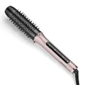 Produktbild: BaByliss Volume Boost Thermische Warmluftbürste – NEU 2025, 38-mm-Heizbürste mit Lockenfunktion, Ionen-Frizz-Kontrolle, 4 Temperatureinstellungen, Mehrspannungsfähig, Pink/Schwarz, HSB200E