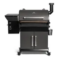 Produktbild: BURNHARD® FLINT Pelletgrill & Smoker, digitaler BBQ Pelletsmoker 7-in-1 | Smoker Grill für Low & Slow: 180–260 °C, 8,5 kg Pellettank, digitale Temperatursteuerung
