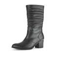 Produktbild: Gabor Damen Klassische Stiefeletten, Frauen Stiefeletten,Moderate Mehrweite (G),Booties,halbstiefel,Kurzstiefel,schwarz (Micro),40 EU / 6.5 UK