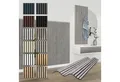 Produktbild: Hexim Wanddekoobjekt APH10 (Akustikpaneele 138,5x60cm Holz Comfort - flexible Holzpaneele Platten Lamellenwand MDF Wandpaneele Lamellenverkleidung Wandverkleidung schalldämmend 0.83m² Chicago Concrete)