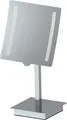 Produktbild: Primaster LED Stand-Kosmetikspiegel 5-fach Vergrößerung eckig