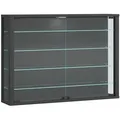 Produktbild: Mid.you Hängevitrine Vitrosa, Anthrazit, Holzwerkstoff, 4 Fächer, 83x60x18 cm, hängend, Wohnzimmer, Wohnwände, Vitrinenschränke
