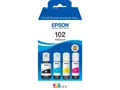 Produktbild: EPSON ET2851 ET2856 EcoTank 102 4er-Pack, C13T03R640 Nachfülltinte