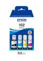 Produktbild: EPSON ET2851 ET2856 EcoTank 102 4er-Pack, C13T03R640 Nachfülltinte