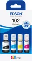 Produktbild: Epson EcoTank 102 Original Tintenflaschen Multipack Schwarz Cyan Magenta Gelb