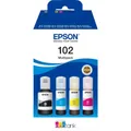 Produktbild: Epson ET2851 ET2856 EcoTank 102 4er-Pack C13T03R640 Nachfülltinte (Original)