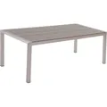 Produktbild: Beliani Gartentisch, Grau, Metall, Rechteckig, 90x76x180 cm, Gartenmöbel, Gartentische, Gartentische
