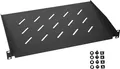 Produktbild: HMF Fachboden für Serverschrank 19 Zoll 1 HE schwarz 250mm