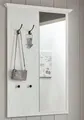 Produktbild: Home affaire Garderobenpaneel California, Wandregal mit Spiegel, Flurgarderobe mit vier Haken, in Pinie Weiß mit Wotan Eiche, 105 cm breit