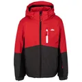 Produktbild: Trespass Lennox Kinder-Skijacke – Unisex, gepolsterte, abnehmbare Kapuze, kontrastierender Reißverschluss, Brusttasche mit Reißverschluss, 2 untere Taschen, Skipasstasche, Schneefang, verstellbarer