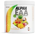 Produktbild: Alpha EAA Pulver 462g TROPICAL FRUITS - unglaublich leckeres EAA Drink Pulver - alle 8 essentielle Aminosäuren, vegan EAAs Aminosäuren - Amino-Drink - optimale Wertigkeit - 33 Portionen - 100% vegan