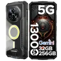 Produktbild: DOOGEE Fire 7 Pro Outdoor Mobile Phone Without Contract 1200LM Dual Camping Lamp AI 5G, Walkie Talkie, 13000mAh, Outdoor Smartphone 32GB+256GB, 6.6 Inch 64MP 3 Card Slot/Face ID/OTG/NFC
