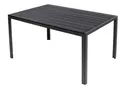 Produktbild: Gartentisch Comfort 160 x 90 cm mit Nonwood Platte Gestell Aluminium
