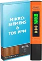 Produktbild: Measury Mikrosiemens Messgerät und PPM Wasser, Wassertester...
