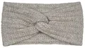 Produktbild: styleBREAKER Damen Strick Stirnband mit Rippstrickmuster und Twist Knoten, Rippmuster, warmes Winter Haarband, Headband 04026059, Farbe:Hellgrau