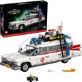 Produktbild: LEGO Icons Ghostbusters ECTO-1, großes Auto-Set für Erwachsene, Modellauto-Spielzeug, Geschenk zum Geburtsag für Männer, Frauen, Sie und Ihn, A... - Weiß