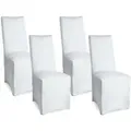 Produktbild: Beautissu  Stuhlhusse, Weiß, Textil, 45x95 cm, Wohntextilien, Bezüge, Stuhlhussen