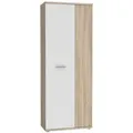 Produktbild: FORTE Mehrzweckschrank Inneneinteilung, Sonoma Eiche Dekor/ Weiß - 68,9x179,1x34,8cm (BxHxT)