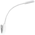 Produktbild: Prios LED-Klemmleuchte Najari, weiß, Akku, USB, dimmbar - Weiß