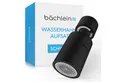 Produktbild: Bächlein Küchenarmatur Hochwertiger Wasserhahnaufsatz mit 2 Strahlarten (Schwarz-matt) gerader Aufsatz mit 360° Schwenkbereich