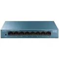 Produktbild: TP-Link LS108G 8-Port Gigabit Desktop Switch Unmanaged LiteWave Metallgehäuse Blau