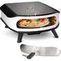 Produktbild: COZZE Pizzaofen mit rotierendem Pizzastein 17 Zoll Gasofen - Weiß/Schwarz