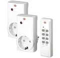 Produktbild: Brennenstuhl Funksteckdose Brennenstuhl 1507150 FSK 433 MHz Steckdosen-Set 2fach Steckdose 100