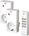 Produktbild: Brennenstuhl Funkschalt-Set RCS 1000 N Comfort, 2er Funksteckdosen Set mit Hands