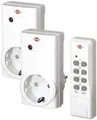 Produktbild: Brennenstuhl Funkschalt-Set RCS 1000 N Comfort, 2er Funksteckdosen Set mit Hands