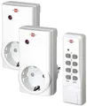 Produktbild: Brennenstuhl Funkschalt-Set RCS 1000 N Comfort 2er Funksteckdosen Set weiß