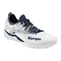 Produktbild: Kempa Unisex Wing Lite 2.0 Game Changer Handballschuhe, Sportschuhe, Turnschuhe, weiß/Marine, 45.5 EU