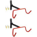 Produktbild: 2x Wand Fahrradhalter - Stahl - Tragkraft bis 30 kg - Wandmontage - Fahrrad S...