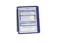 Produktbild: DURABLE Wandhalter-Komplett-Set, 5 Klarsichttafeln DIN A4, VE 2 Stk, Rahmen blau, ab 3 VE