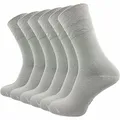 Produktbild: GAWILO Damen Socken (6er-Pack) ohne Gummidruck | extra weiter Komfortbund | Business & Freizeit (as3, numeric, numeric_35, numeric_38, regular, regular, hellgrau)