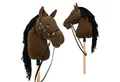 Produktbild: Pink Papaya Steckenpferd Hobby Horse - Steckenpferd mit Halfter/Trense, Hobbyhorse Stockpferd, wunderschöne Designs in je 2 Größen erhältlich