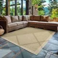 Produktbild: Outdoor Teppich Wetterfest, Pflegeleicht Stilvolles Modern Design, ideal für Terrasse, Balkon, Garten, Küche, Größe: 60 x 100 cm, Farbe: Grün