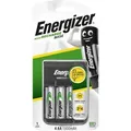 Produktbild: Energizer - Usb-ladegerät Für 4 Aa/aaa-batterien + 4 Aa-batterien