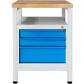 Produktbild: Werktisch Werkbank 3 Schubladen Arbeitstisch Werkzeugschrank 600x600x840 Mm - Adb