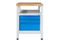 Produktbild: ADB Werkbank ADB Werkbank Werktisch mit Holz-Arbeitsplatte und 3 Schubladen 600x600x840 mm