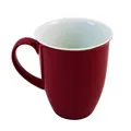 Produktbild: Ritzenhoff & Breker Doppio Kaffeebecher, 320 ml, Roter Henkelbecher aus Porzellan, Mix & Match Geschirr, Rot