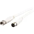 Produktbild: Schwaiger SAT/Antennen Adapterkabel 90 dB F-Stecker an IEC Buchse 3m weiß