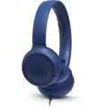 Produktbild: JBL Tune 500 Kabelgebundener Kopfhörer Blau – reiner Basssound, leicht &...