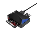 Produktbild: SABRENT SD/Micro SD Kartenleser 4 IN 1 USB 3.2 gen 1 Kartenleser, High Speed Externe Kartenlesegeräte unterstützt, CF, Memory Stick, MMC/TF/SDXC/SDHC/Micro SDHC/Micro SDXC, fur Windows, Mac (CR-BMC3)