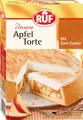 Produktbild: RUF Apfeltorte, Backmischung für eine Apfel-Torte mit Sahne-Creme und Zimt-Zucker, Apfel-Zimt-Torte, vegan, 500g