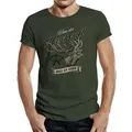 Produktbild: RAHMENLOS® T-Shirt als Geschenk für Jäger - wenn der Hirsch ruft grün 3XL